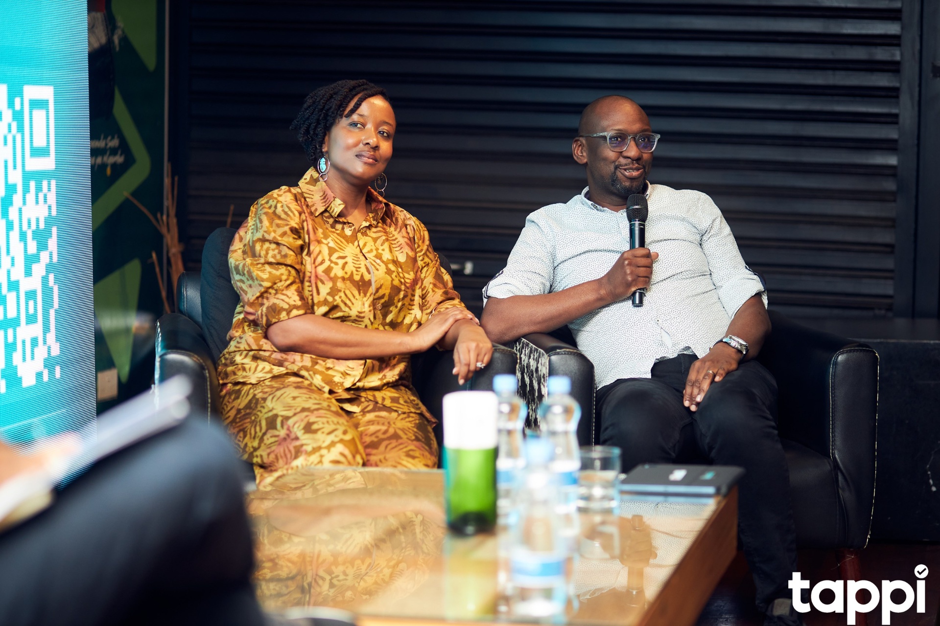 Founders sharing their story at Respect the Hustle